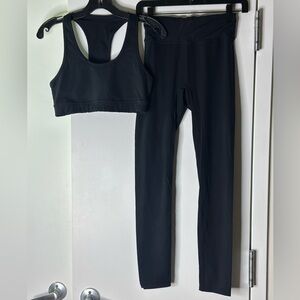 All Access by Bandier • Black Sports Bra and Leggings Set in sz XS
